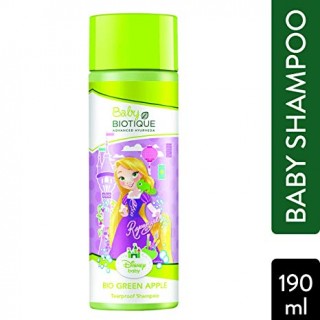 Biotique Natural Makeup Bio Green Apple Disney Princess Shampoo, 190 ml